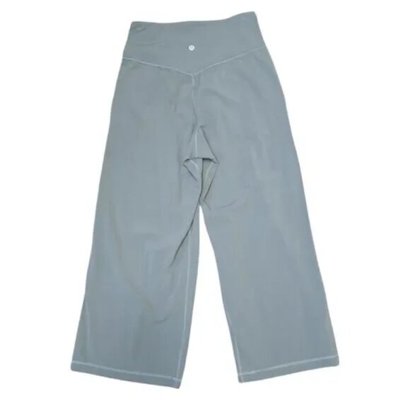 Lululemon Align High Rise Wide Leg Crop Pant in Rhino Gray Size 2 - Picture 10 of 11